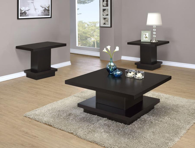 Reston - Square Coffee Table Set - JaxCo Furniture