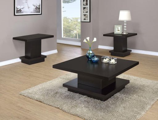 Reston - Square Coffee Table Set - JaxCo Furniture