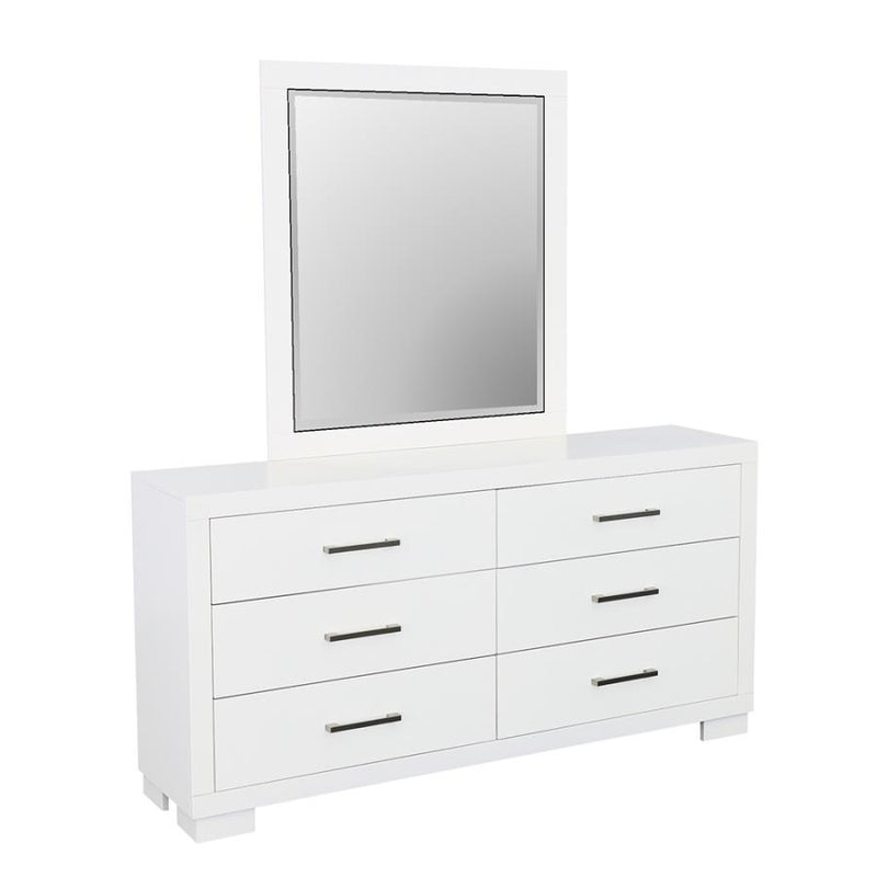 Jessica - Dresser Mirror - JaxCo Furniture