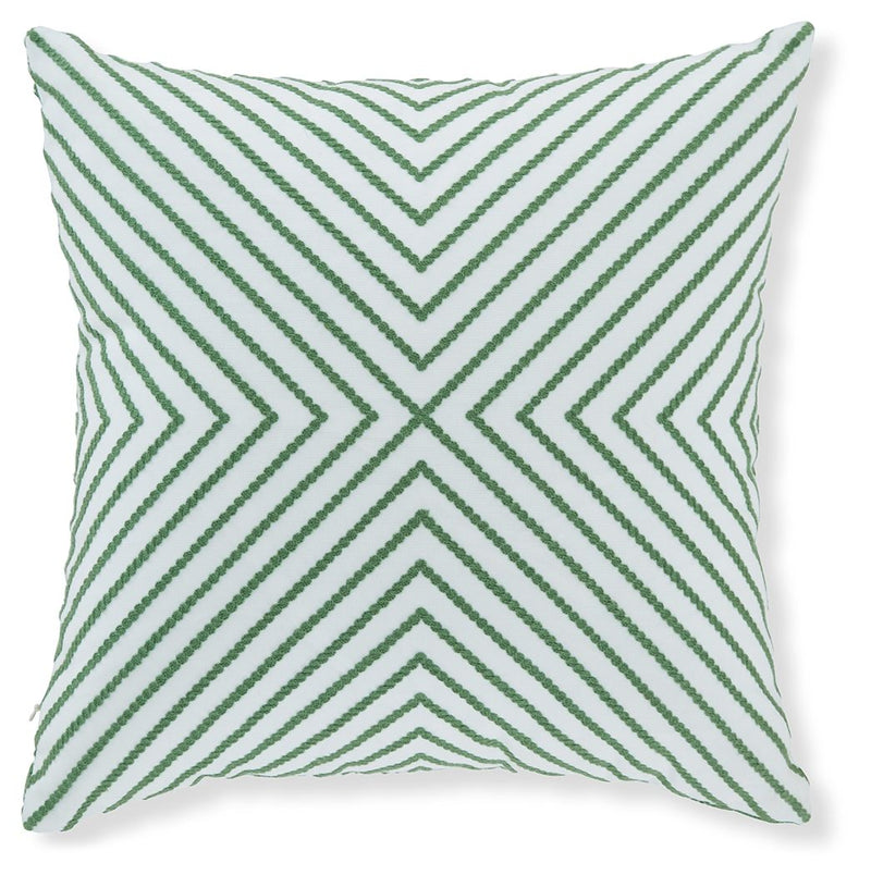 Bellvale - Green / White - Pillow - JaxCo Furniture