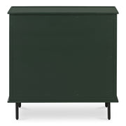 Reagan - 3 Drawer Nightstand - Deep Green - JaxCo Furniture