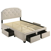 Marianna - 4-Drawer Upholstered Storage Bed - JaxCo Furniture