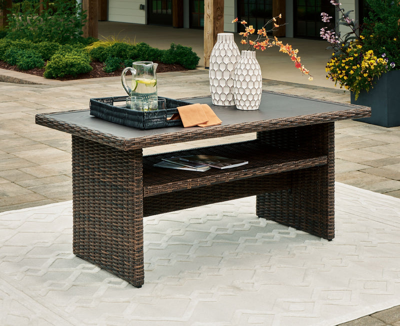 Brook Ranch - Brown - Rect Multi-use Table - JaxCo Furniture