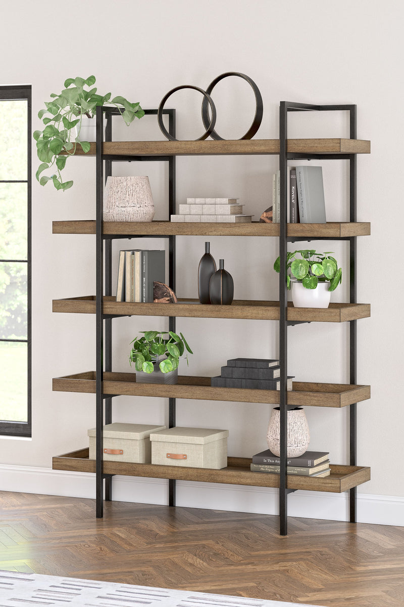 Montia - Light Brown - Bookcase - JaxCo Furniture