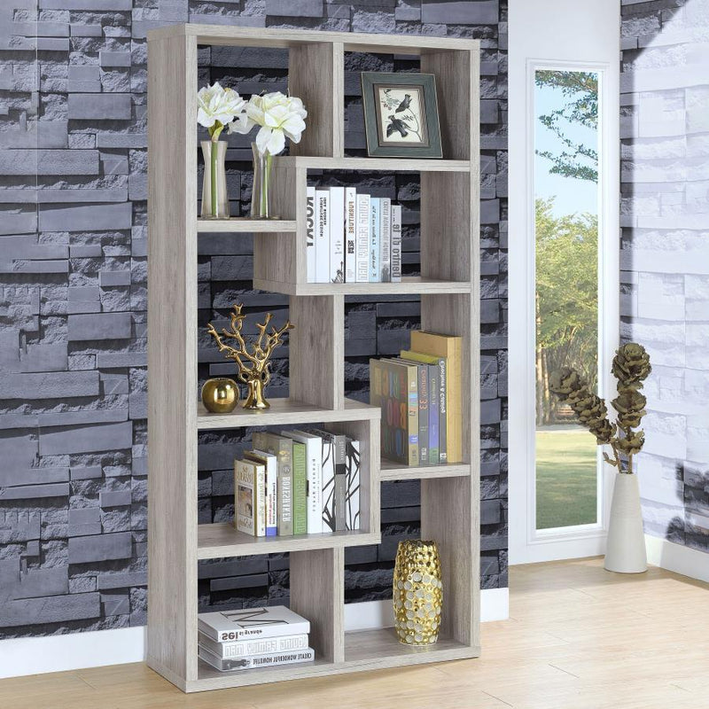 Theo - 6-Shelf Bookshelf - JaxCo Furniture