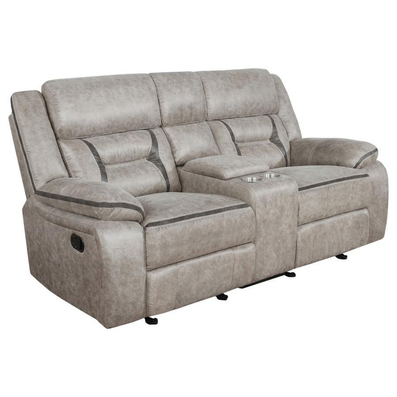 Greer - Upholstered Motion Reclining Loveseat - JaxCo Furniture