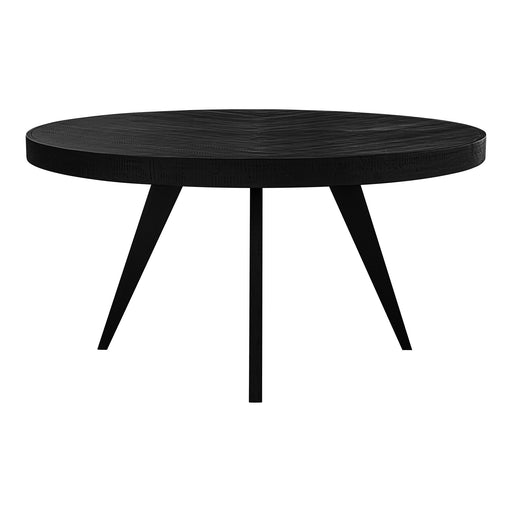 Parq - Acacia Round Dining Table - Black - JaxCo Furniture