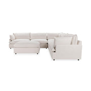 Caplan - 6 Piece Modular Sectional With Ottoman - JaxCo Furniture