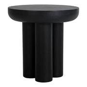 Rocca - Cement Side Table - Black - JaxCo Furniture