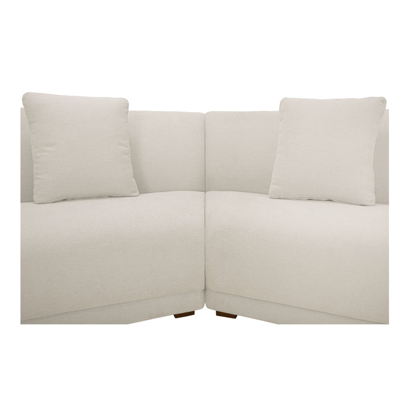 Fraser - 3 Piece Modular Sectional With Slipper - White - JaxCo Furniture