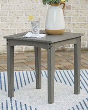 Visola - Gray - Square End Table - JaxCo Furniture
