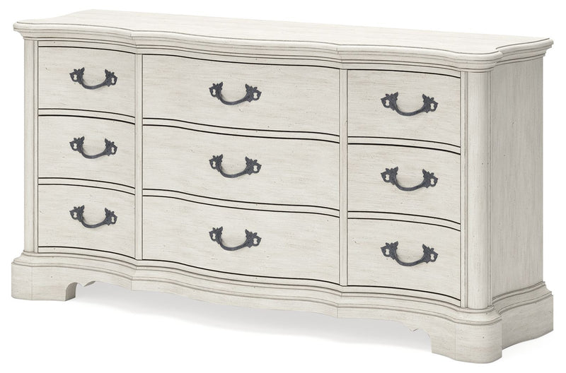 Arlendyne - Antique White - Dresser - JaxCo Furniture