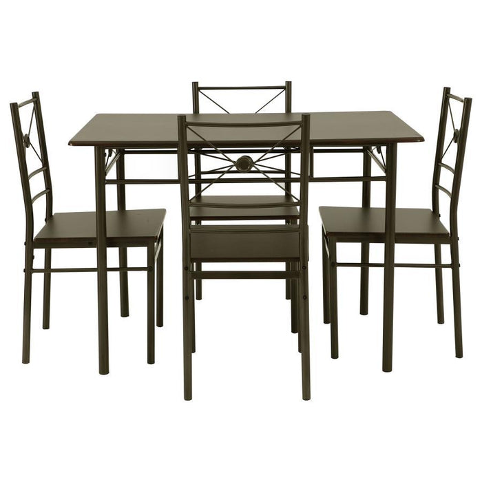 Anna - 5-Piece Rectangular Dining Set - JaxCo Furniture