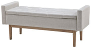 Briarson - Beige / Brown - Storage Bench - JaxCo Furniture