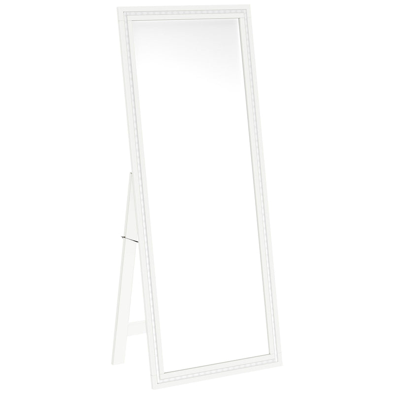 Windrose - Tempered LED Standing Mirror - JaxCo Furniture
