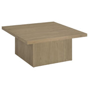 Devar - Square Engineered Wood Table - JaxCo Furniture