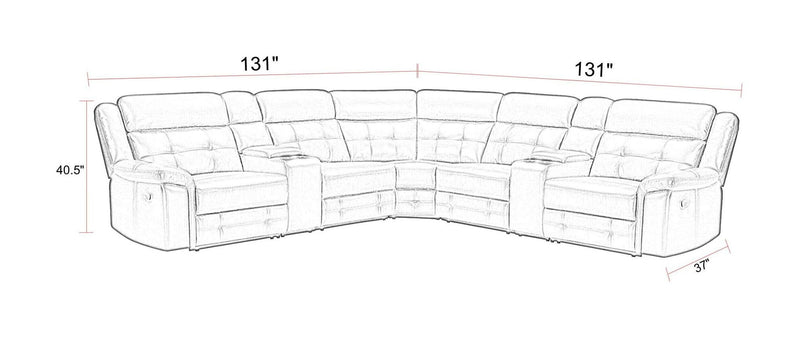 Clayton - Sectional - JaxCo Furniture