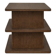 Casey - Side Table - Dark Brown - JaxCo Furniture