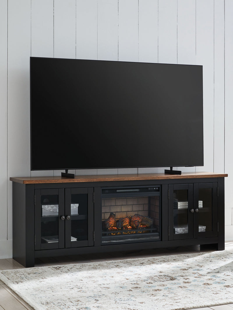 Wildenauer - 76" TV Stand With Electric Fireplace - JaxCo Furniture