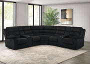 Atkinson - Upholstered Reclining Sectional Sofa - JaxCo Furniture