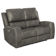 Brickston - Triple Power Reclining Loveseat - JaxCo Furniture