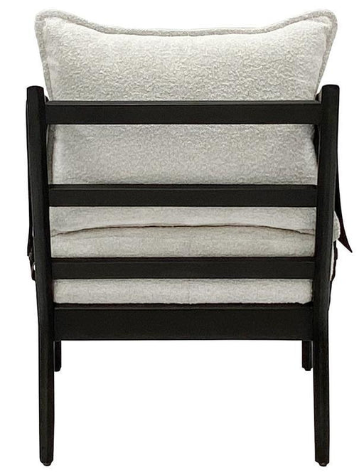 Skylar - Accent Chair - Ivory/Espresso Mx - JaxCo Furniture