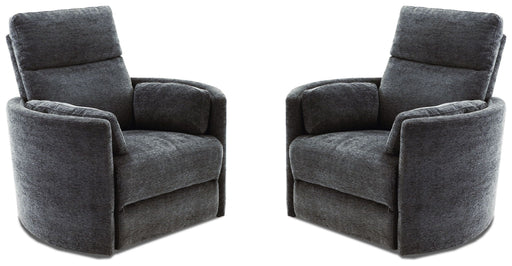 Radius - Power Swivel Glider Recliner (Set of 2) - JaxCo Furniture