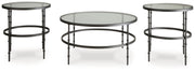 Kellyco - Gunmetal - Occasional Table Set (Set of 3) - JaxCo Furniture