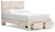 Lawroy - Panel Bed With Storage - JaxCo Furniture