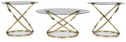 Crimonti - Champagne - Occasional Table Set (Set of 3) - JaxCo Furniture