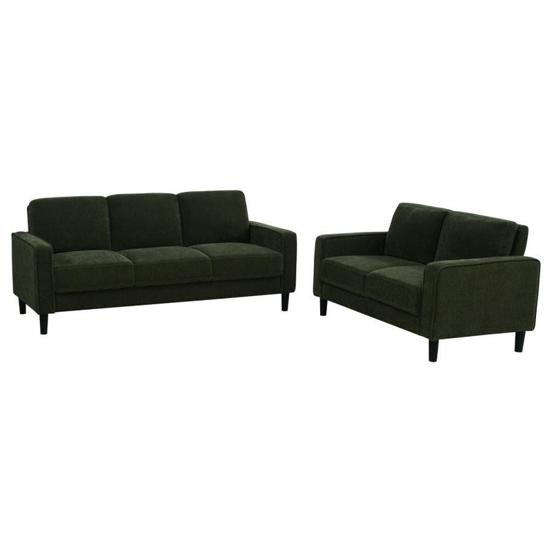 Ruth - Upholstered Track Arm Sofa Set - JaxCo Furniture