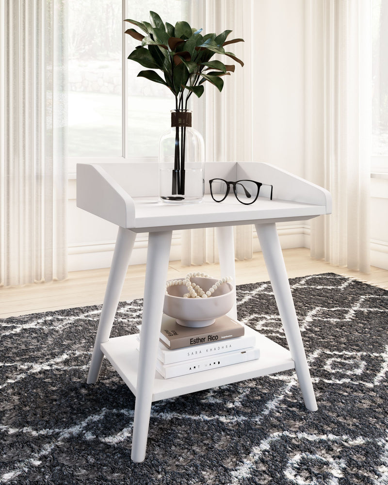 Blariden - White - Accent Table - JaxCo Furniture