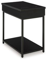 Gemmet - Black - Accent Table - JaxCo Furniture