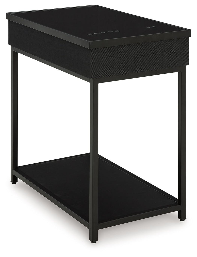 Gemmet - Black - Accent Table - JaxCo Furniture