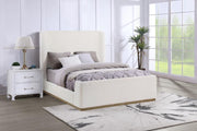 Nala - Upholstered Sleigh Bed - JaxCo Furniture