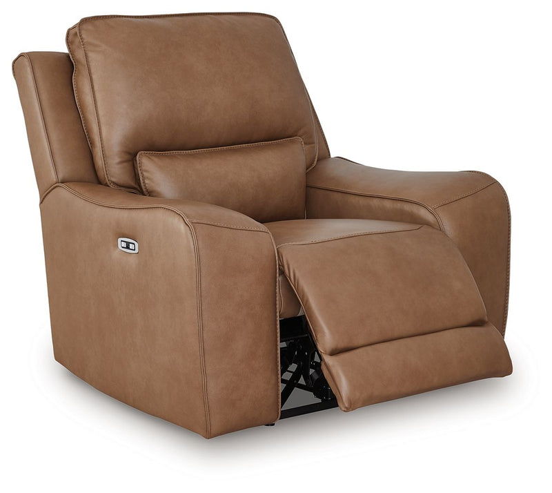 DeepWakes - Caramel - Power Recliner / Adjustable Headrest - JaxCo Furniture