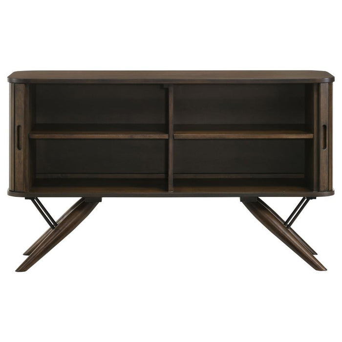 Wes - 2 Door Sideboard Buffet Storage Cabinet - Dark Walnut - JaxCo Furniture