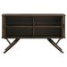 Wes - 2 Door Sideboard Buffet Storage Cabinet - Dark Walnut - JaxCo Furniture