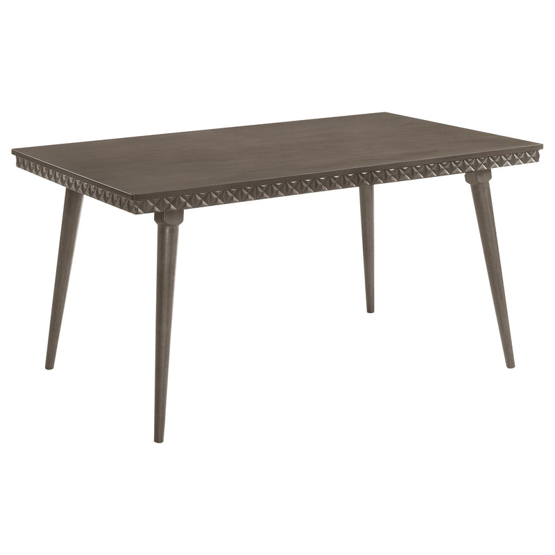 Onslow - Rectangular Wood Dining Table - Dark Brown - JaxCo Furniture