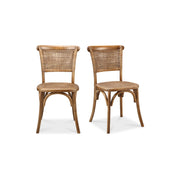 Churchill - Dining Chair (Set of 2) - Light Brown - JaxCo Furniture