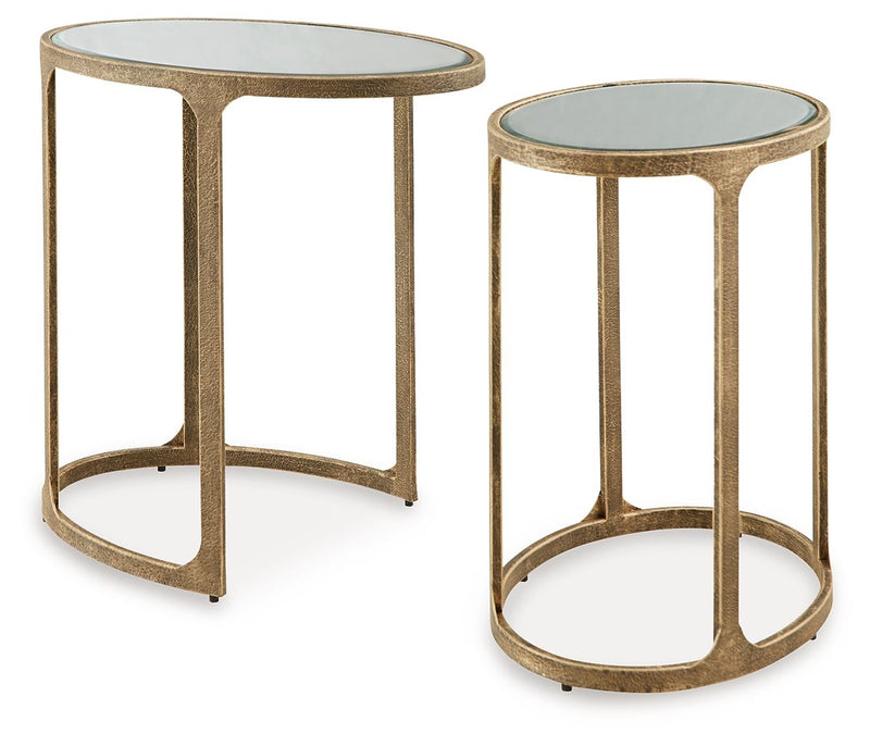 Irmaleigh - Antique Black - Accent Table Set (Set of 2) - JaxCo Furniture
