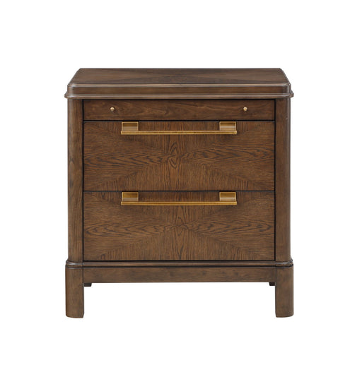 Milan - Nightstand - Dark Brown - JaxCo Furniture