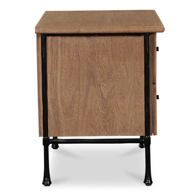 Rene - Accent Nightstand - Light Brown - JaxCo Furniture