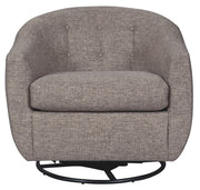 Upshur - Taupe - Swivel Glider Accent Chair - JaxCo Furniture