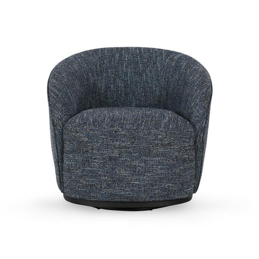 Andrea - Swivel Accent Chair - Blue - JaxCo Furniture