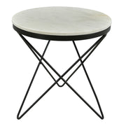 Haley - Side Table Black Base - Black - JaxCo Furniture