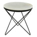 Haley - Side Table Black Base - Black - JaxCo Furniture