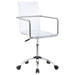 Amaturo - Acrylic Adjustable Home Office Desk Chair - Clear - JaxCo Furniture