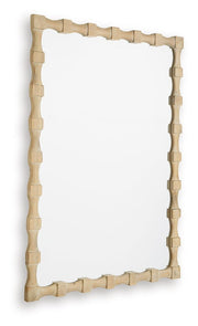 Acelmore - Light Brown - Accent Mirror - JaxCo Furniture