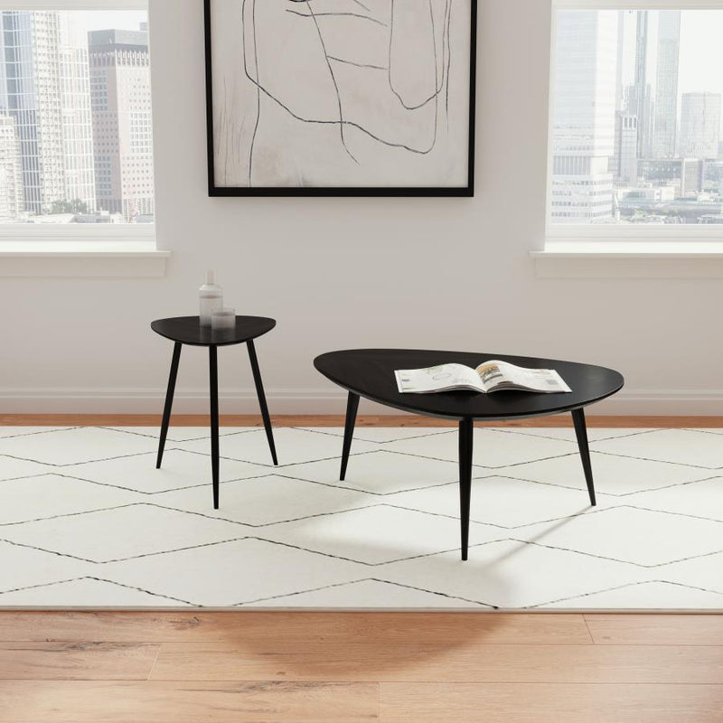 Odessa - Triangular Coffee And End Table Set - JaxCo Furniture